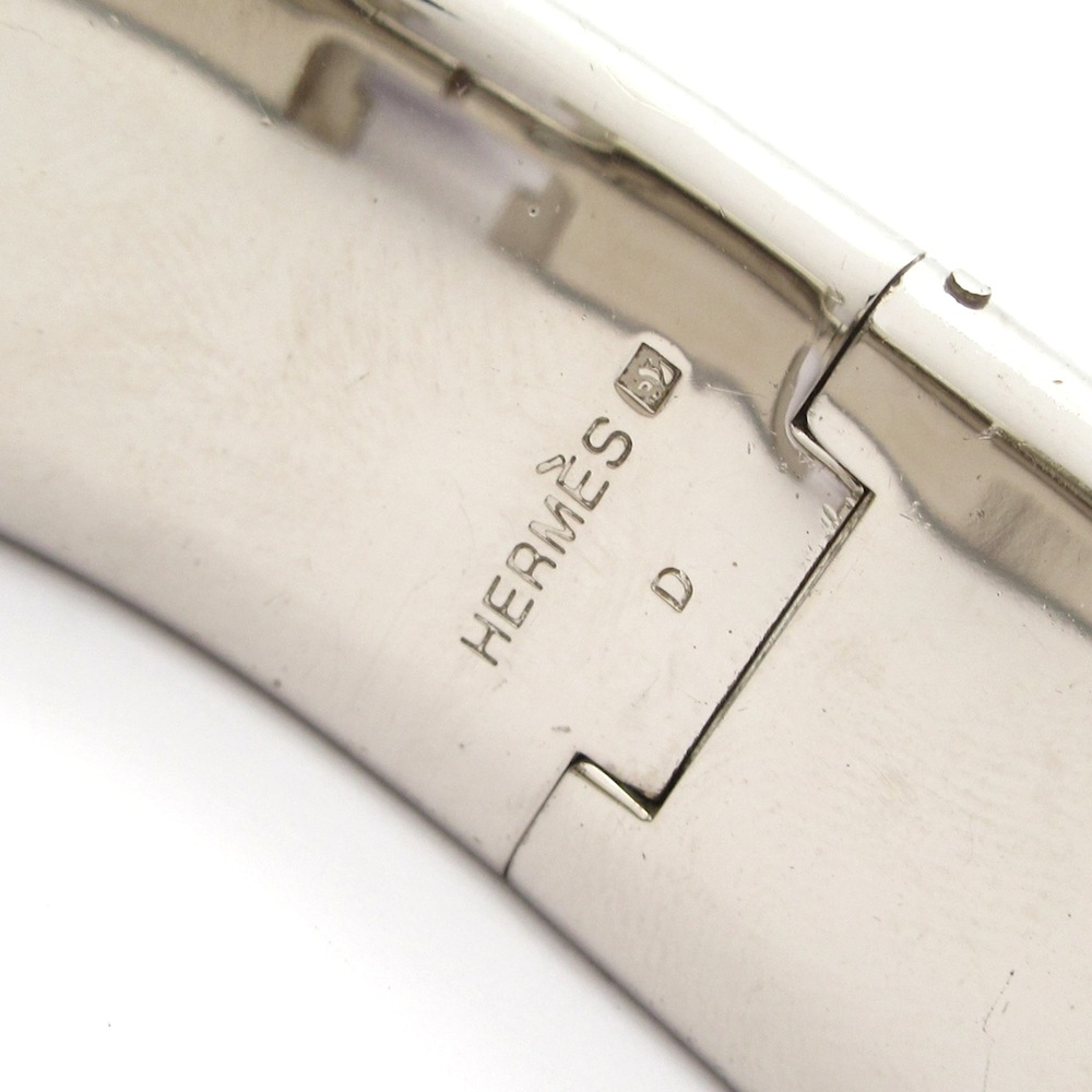 Hermès Clic Clac H Bangle Silver Black - Picture 4 of 6
